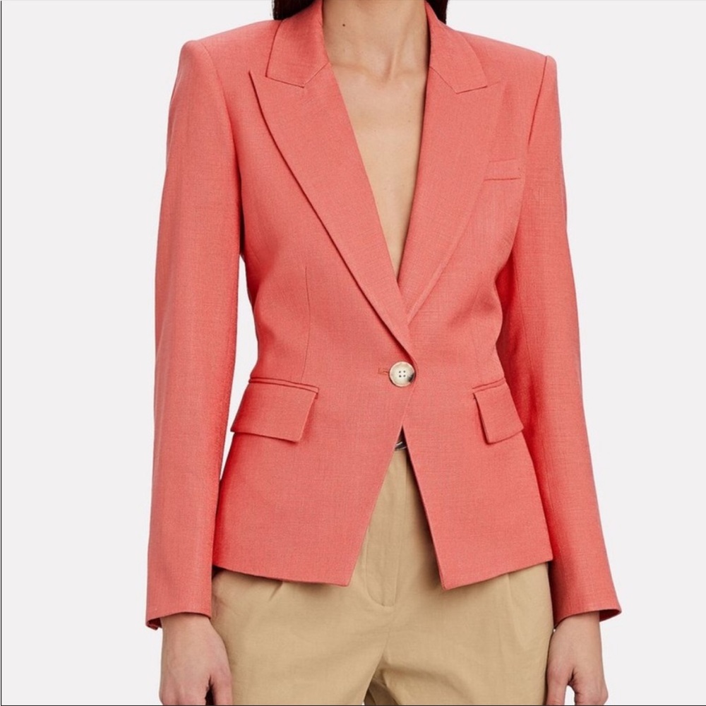 NWT Veronica Beard Pink Melon Danielle Blazer - Size 4
